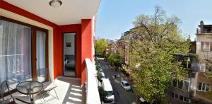 Apartment Grand Karavel Centre tesisinde bir balkon veya teras