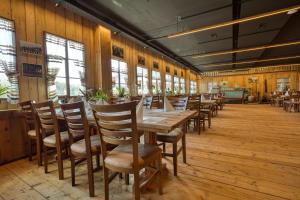 Restoran või mõni muu söögikoht majutusasutuses Hotel Meilenstein