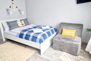 Posteľ alebo postele v izbe v ubytovaní Morning Star Apartments