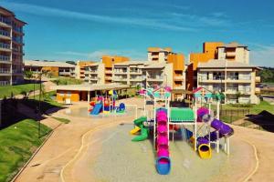 a water park with a playground with slides at ILHAS DO LAGO ECO RESORT in Caldas Novas
