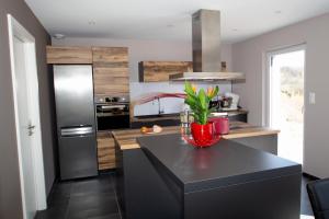 مطبخ أو مطبخ صغير في Gîte à la Source