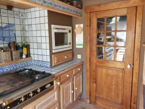 Dapur atau dapur kecil di Ancien moulin de Vaux Chavanne