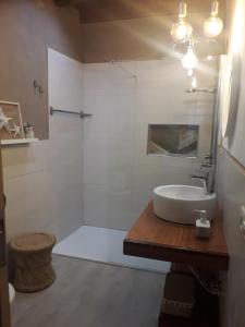 Kúpeľňa v ubytovaní Casa Valeria