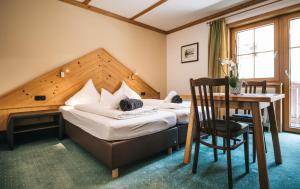 Postel nebo postele na pokoji v ubytování Haus Hannes Spiss