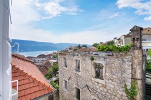 a view of a city from a building at Central, Quiet & Romantic Apartment in Herceg-Novi
