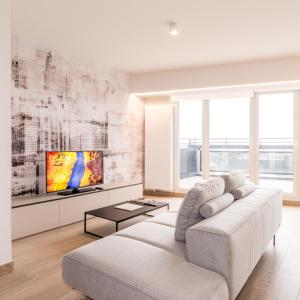 TV a/nebo společenská místnost v ubytování The Residence Gare