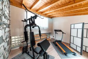 Fitness centrum a/nebo fitness zařízení v ubytování Hotel Bungalows Europa