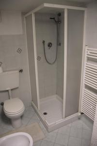 レーリチにあるAi Canarbin - colline di Lericiのシャワーとトイレ付きのバスルーム