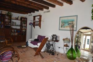 Knihovna v bed and breakfast