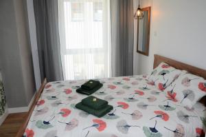 Posteľ alebo postele v izbe v ubytovaní Grand Apartament