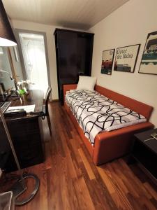 Hotel Brienzersee客房内的一张或多张床位