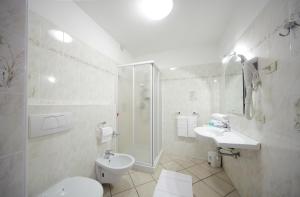 Koupelna v ubytování Hotel Residence Zust