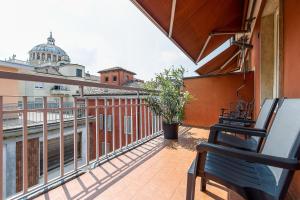 Balkón nebo terasa v ubytování Hotel Torino
