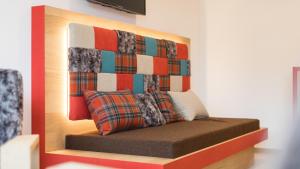 Letto o letti in una camera di Hotel Weihrerhof