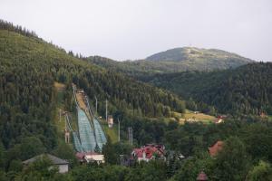 Widok na góry z tej kwatery prywatnej