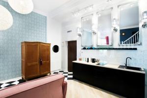 Kuchyňa alebo kuchynka v ubytovaní Art Apartment