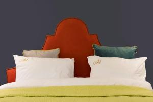 Posteľ alebo postele v izbe v ubytovaní Art Apartment
