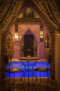 Posezení v ubytování Riad Challa Hotel & Spa