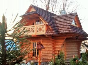 Budova, v ktorej sa horská chata nachádza