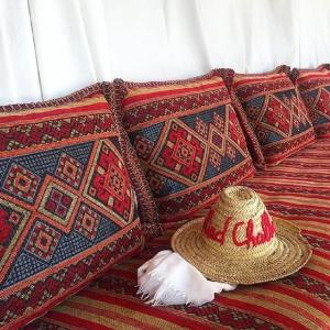 Postel nebo postele na pokoji v ubytování Riad Challa Hotel & Spa