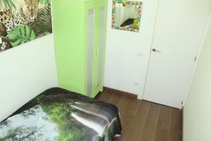 Posteľ alebo postele v izbe v ubytovaní Natura Fira Barcelona