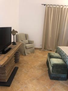 TV a/nebo společenská místnost v ubytování Dimora Le Ginestre Adults Only