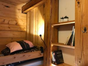 Posteľ alebo postele v izbe v ubytovaní Rustikální Apartmán v srdci Šumavy