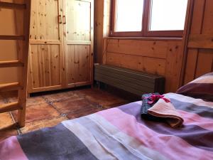 Posteľ alebo postele v izbe v ubytovaní Rustikální Apartmán v srdci Šumavy