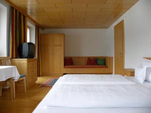 Postel nebo postele na pokoji v ubytování Ferienhaus Bergland