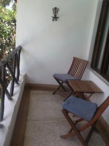 Balkón nebo terasa v ubytování Papillon Garden Bar Villas