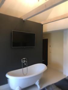 TV a/nebo společenská místnost v ubytování Villa Kertelhof Guesthouse