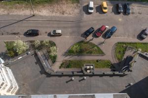 Letecký snímek ubytování Panorama-hostel