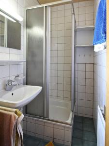 Kúpeľňa v ubytovaní Ferienhaus Rosi