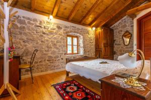 Postel nebo postele na pokoji v ubytování Rustica house