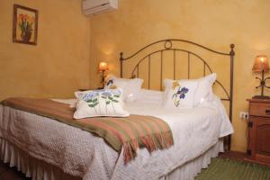 Katil atau katil-katil dalam bilik di Hotel Posada Colchagua