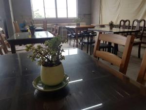 Restoran või mõni muu söögikoht majutusasutuses Ming Yang B&B