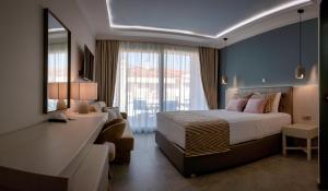Tempat tidur dalam kamar di Sunway Hotel