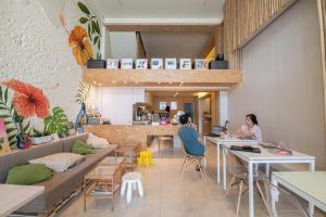 Χώρος καθιστικού στο Spacy BKK