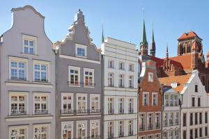a row of buildings in a city at VIU Old Town Terrace in Gdańsk
