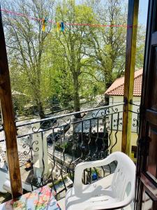 Balkón alebo terasa v ubytovaní Sofia Rooms