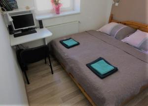 Posteľ alebo postele v izbe v ubytovaní Apartmány u Arény Ostrava