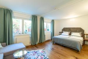 Postel nebo postele na pokoji v ubytování Bürgerpark Apartments
