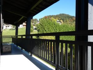 a view from the balcony of a house at Le Bourjaillet in Notre-Dame-de-Bellecombe