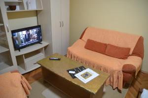 TV a/nebo společenská místnost v ubytování Dora Apartment