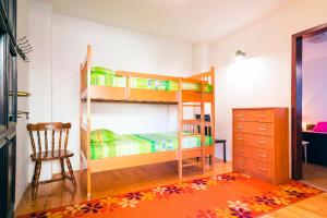 Krevet ili kreveti na sprat u jedinici u okviru objekta Apartmani Slavica