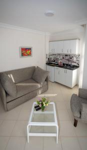 Кухня или мини-кухня в Mitos Apartments
