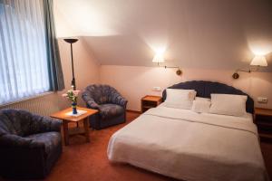 מיטה או מיטות בחדר ב-Villa Mediterran