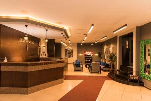 a lobby of a hospital with a waiting room at Nazar Hotel in Trabzon