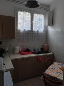 Kuchyňa alebo kuchynka v ubytovaní Filopappou Hill Apartment