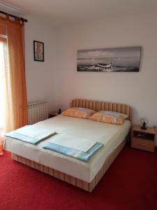 Ένα ή περισσότερα κρεβάτια σε δωμάτιο στο Apartment Silva free wifi free parking